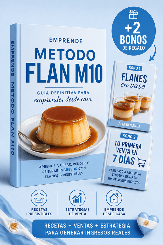 Metodo Flan M10™ | Cómo generar ingresos desde casa.